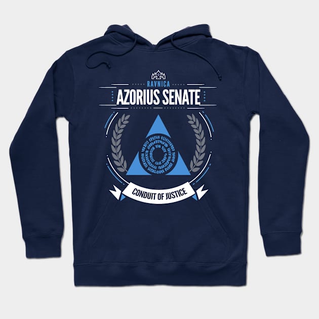 Azorius Senate Hoodie by ohitsmagic